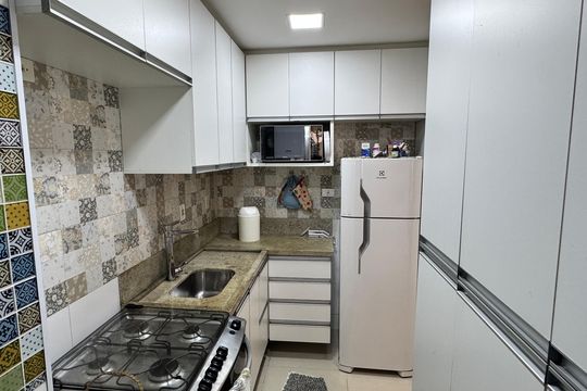 Cozinha - Armários de apartamento para alugar com 2 quartos, 42m² em Jardim Nova Coimbra, Cotia