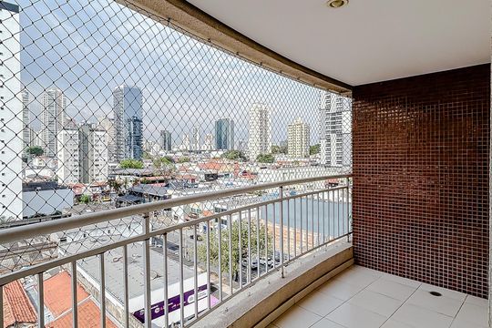 Varanda de apartamento à venda com 2 quartos, 58m² em Vila Azevedo, São Paulo