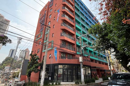 Fachada de kitnet/studio à venda com 0 quarto, 25m² em Vila Clementino, São Paulo