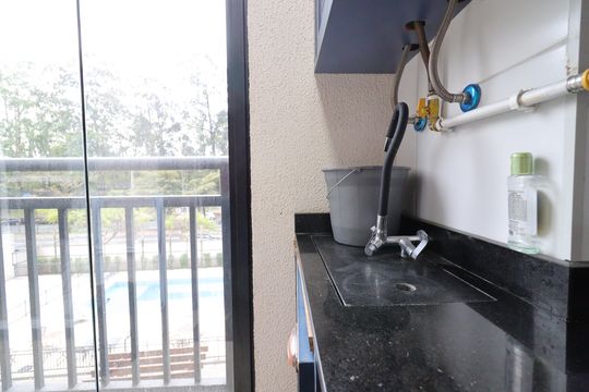 Área de Serviço de apartamento à venda com 2 quartos, 44m² em Usina Piratininga, São Paulo