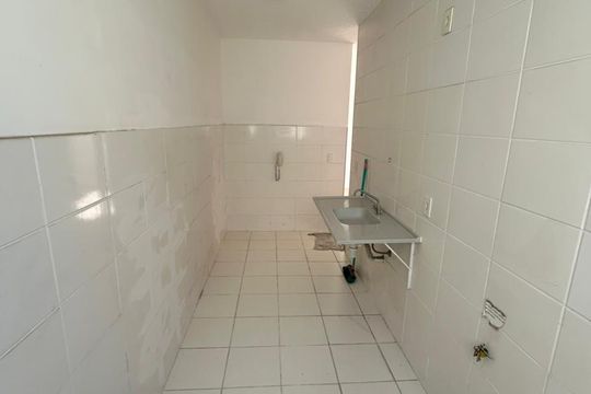 Cozinha de apartamento à venda com 2 quartos, 43m² em Campo Grande, Rio de Janeiro