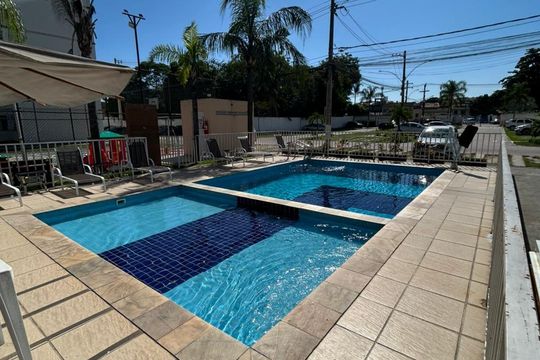 Área externa de apartamento à venda com 2 quartos, 43m² em Campo Grande, Rio de Janeiro