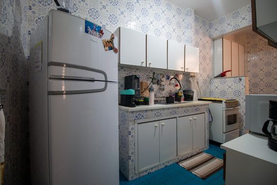 Cozinha de apartamento à venda com 3 quartos, 107m² em Tijuca, Rio de Janeiro