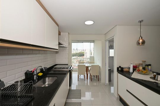 Cozinha de apartamento à venda com 3 quartos, 110m² em Jardim Vazani, São Paulo