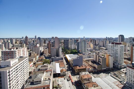 Terraço vista de apartamento para alugar com 1 quarto, 32m² em Centro, Curitiba