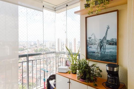 Varanda  de apartamento à venda com 2 quartos, 76m² em Vila Augusta, Guarulhos
