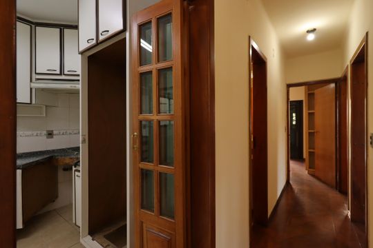 Corredor de apartamento para alugar com 3 quartos, 90m² em Jardim, Santo André