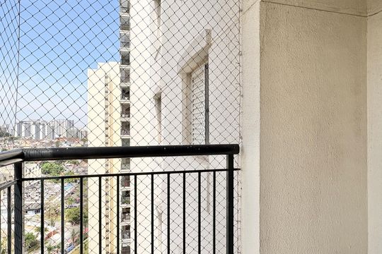 Varanda da Sala de apartamento para alugar com 2 quartos, 82m² em Moinho Velho, São Paulo
