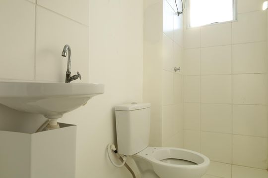 Banheiro de apartamento à venda com 1 quarto, 31m² em Vila Curuçá Velha, São Paulo