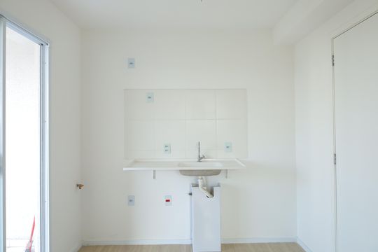 Cozinha de apartamento à venda com 1 quarto, 31m² em Vila Curuçá Velha, São Paulo