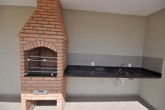 Área comum - Churrasqueira de apartamento para alugar com 1 quarto, 36m² em Vila Mazzei, São Paulo