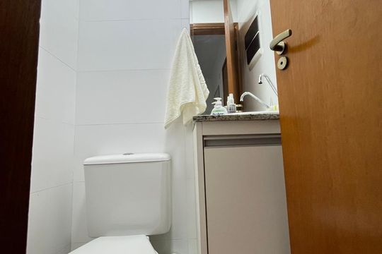 Lavabo de apartamento à venda com 2 quartos, 80m² em Vila Marlene, São Bernardo do Campo