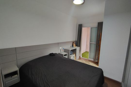Suíte de apartamento à venda com 2 quartos, 80m² em Vila Marlene, São Bernardo do Campo