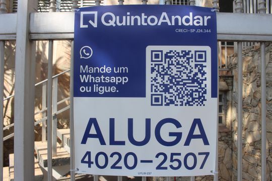 Placa de casa para alugar com 2 quartos, 180m² em Santa Paula, São Caetano do Sul