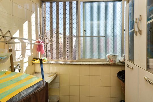 Área de Serviço de apartamento à venda com 2 quartos, 72m² em Centro, Belo Horizonte