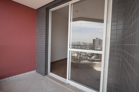 Varanda da Sala de apartamento para alugar com 3 quartos, 96m² em Campestre, Santo André