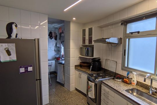 Área de Serviço de apartamento à venda com 3 quartos, 120m² em Grajaú, Belo Horizonte