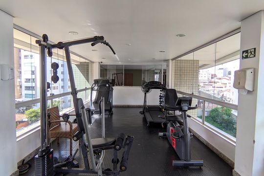 Área comum - Academia de apartamento à venda com 3 quartos, 120m² em Grajaú, Belo Horizonte