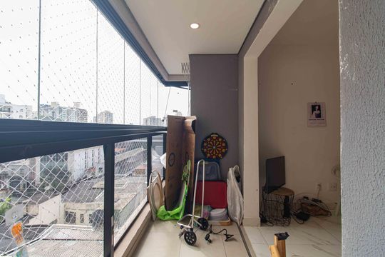 Varanda de apartamento para alugar com 2 quartos, 65m² em Aclimação, São Paulo