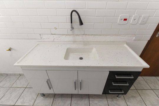 Cozinha  de apartamento à venda com 2 quartos, 73m² em Itaquera, São Paulo