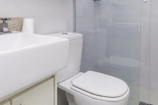 Banheiro de apartamento para alugar com 2 quartos, 66m² em Bom Fim, Porto Alegre