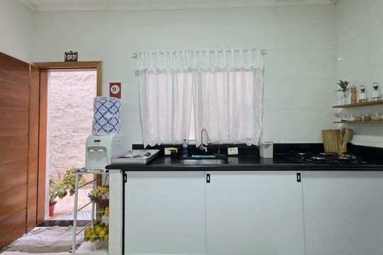 Cozinha de casa para alugar com 3 quartos, 70m² em Jardim Irene, Santo André