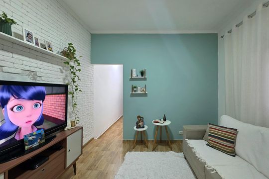 Sala  de casa para alugar com 3 quartos, 70m² em Jardim Irene, Santo André