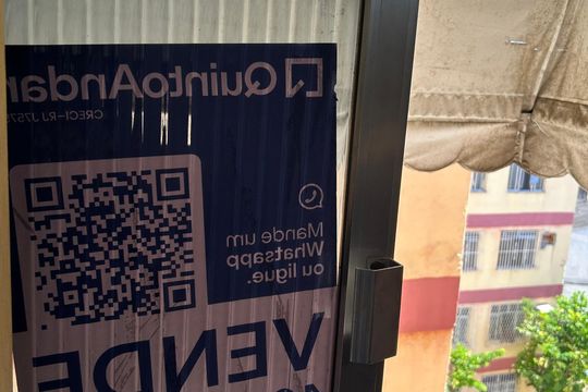 Placa de apartamento à venda com 3 quartos, 65m² em Lins de Vasconcelos, Rio de Janeiro