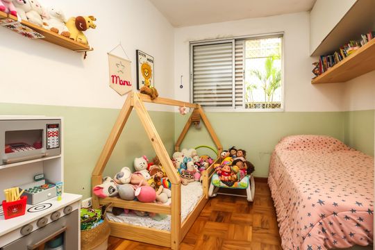 Quarto 1 de apartamento à venda com 2 quartos, 54m² em Mirandópolis, São Paulo