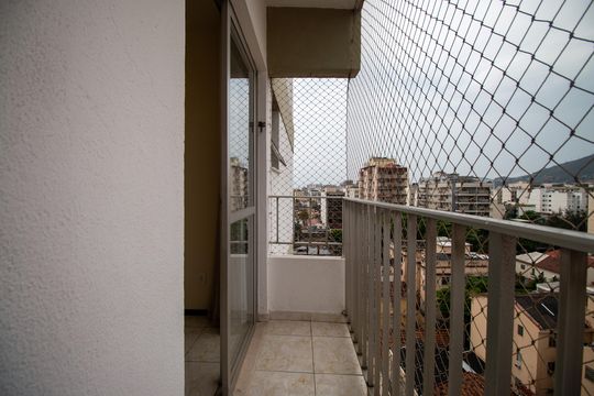 Varanda de apartamento à venda com 2 quartos, 72m² em Tijuca, Rio de Janeiro