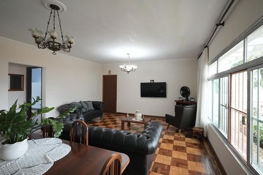 Sala de casa à venda com 3 quartos, 296m² em Vila Boa Vista, Santo André