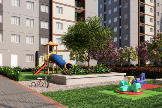 Área comum - Playground de apartamento para alugar com 2 quartos, 44m² em Jaguaré, São Paulo