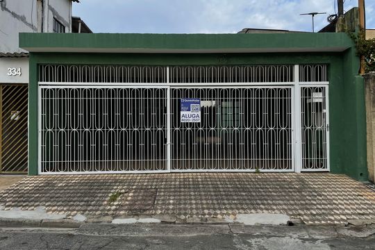 Fachada+Placa  de casa para alugar com 3 quartos, 160m² em Burgo Paulista, São Paulo