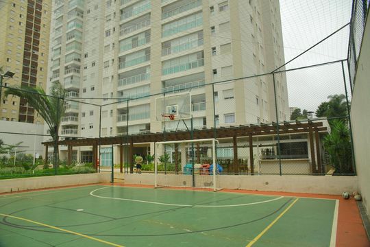 Área comum -Quadra  de apartamento para alugar com 3 quartos, 130m² em Baeta Neves, São Bernardo do Campo