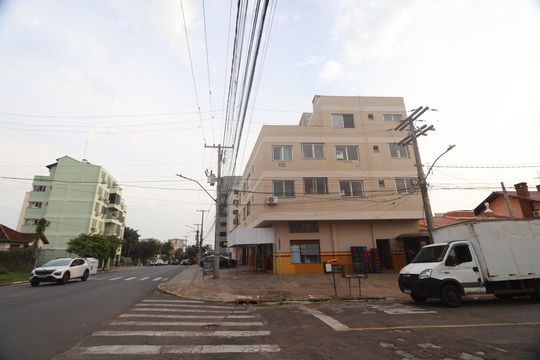 Fachada do Prédio de apartamento para alugar com 2 quartos, 52m² em Harmonia, Canoas