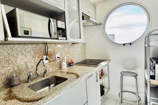 Cozinha  de apartamento à venda com 1 quarto, 55m² em A Industrial, Barueri