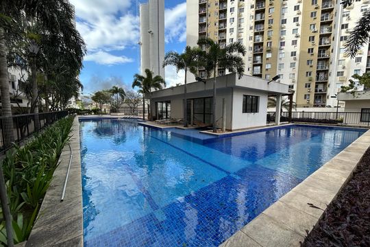Área comum - Piscina de apartamento para alugar com 2 quartos, 56m² em Del Castilho, Rio de Janeiro