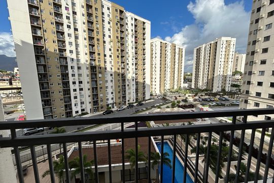Varanda da Sala de apartamento para alugar com 2 quartos, 56m² em Del Castilho, Rio de Janeiro