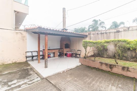 Área comum - Churrasqueira de casa de condomínio para alugar com 2 quartos, 72m² em Vila Júlia, Poá