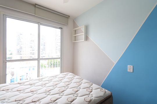 Quarto  de apartamento para alugar com 1 quarto, 29m² em Barra Funda, São Paulo