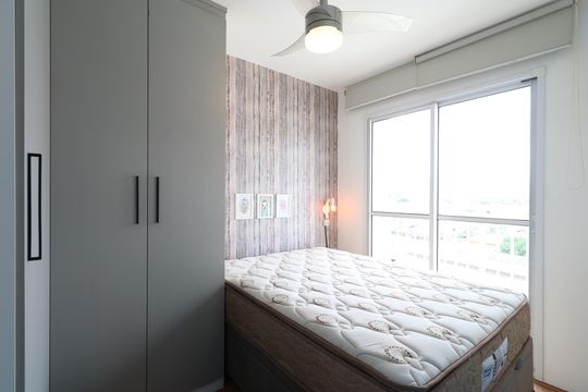 Quarto  de apartamento para alugar com 1 quarto, 29m² em Barra Funda, São Paulo