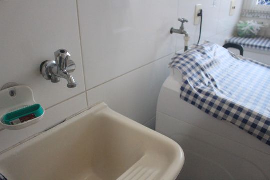 Área de Serviço de apartamento à venda com 2 quartos, 65m² em Santa Maria, São Caetano do Sul