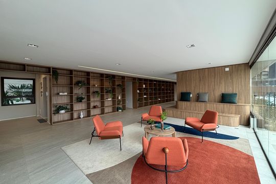 Área comum de apartamento à venda com 3 quartos, 166m² em Pinheiros, São Paulo