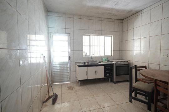 Cozinha de casa à venda com 1 quarto, 300m² em Jardim Santo Alberto, Santo André