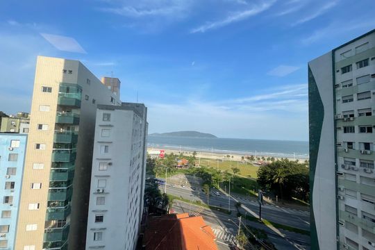 Vista da Varanda  de apartamento para alugar com 2 quartos, 75m² em Itararé, São Vicente