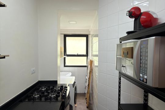 Cozinha e Área de Serviço de apartamento para alugar com 1 quarto, 44m² em Vl Q Lima, São Bernardo do Campo