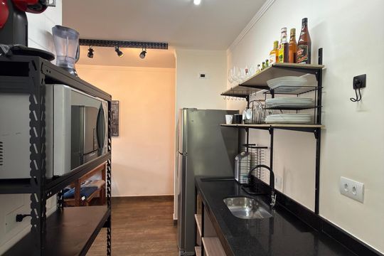 Cozinha e Área de Serviço de apartamento para alugar com 1 quarto, 44m² em Vl Q Lima, São Bernardo do Campo