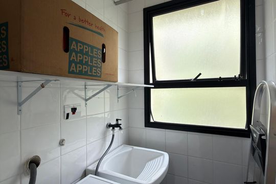 Cozinha e Área de Serviço de apartamento para alugar com 1 quarto, 44m² em Vl Q Lima, São Bernardo do Campo