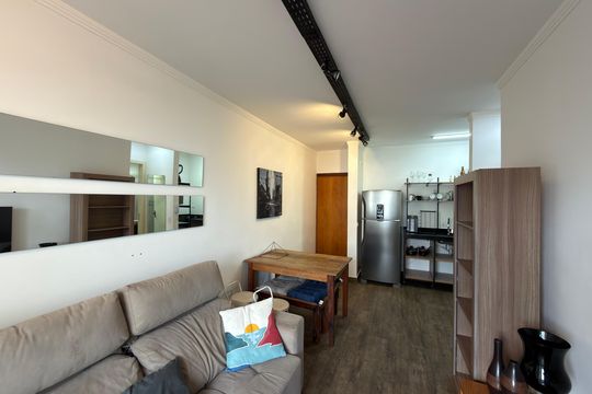 Sala de apartamento para alugar com 1 quarto, 44m² em Vl Q Lima, São Bernardo do Campo