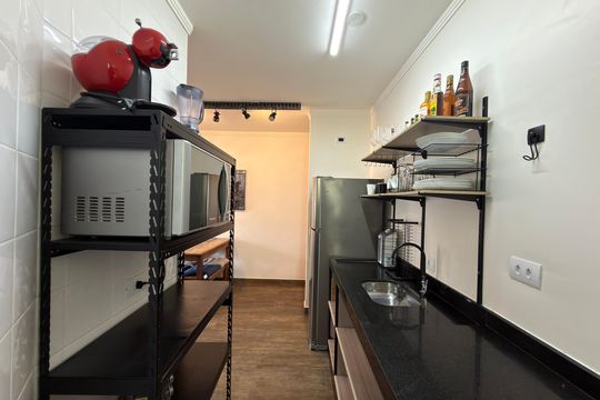 Cozinha e Área de Serviço de apartamento para alugar com 1 quarto, 44m² em Vl Q Lima, São Bernardo do Campo